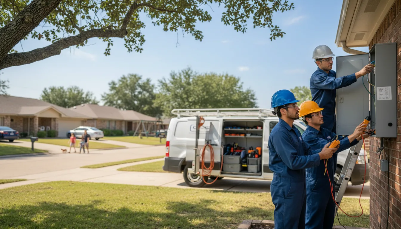Certified electrician providing emergency electrical services in Compton, IL